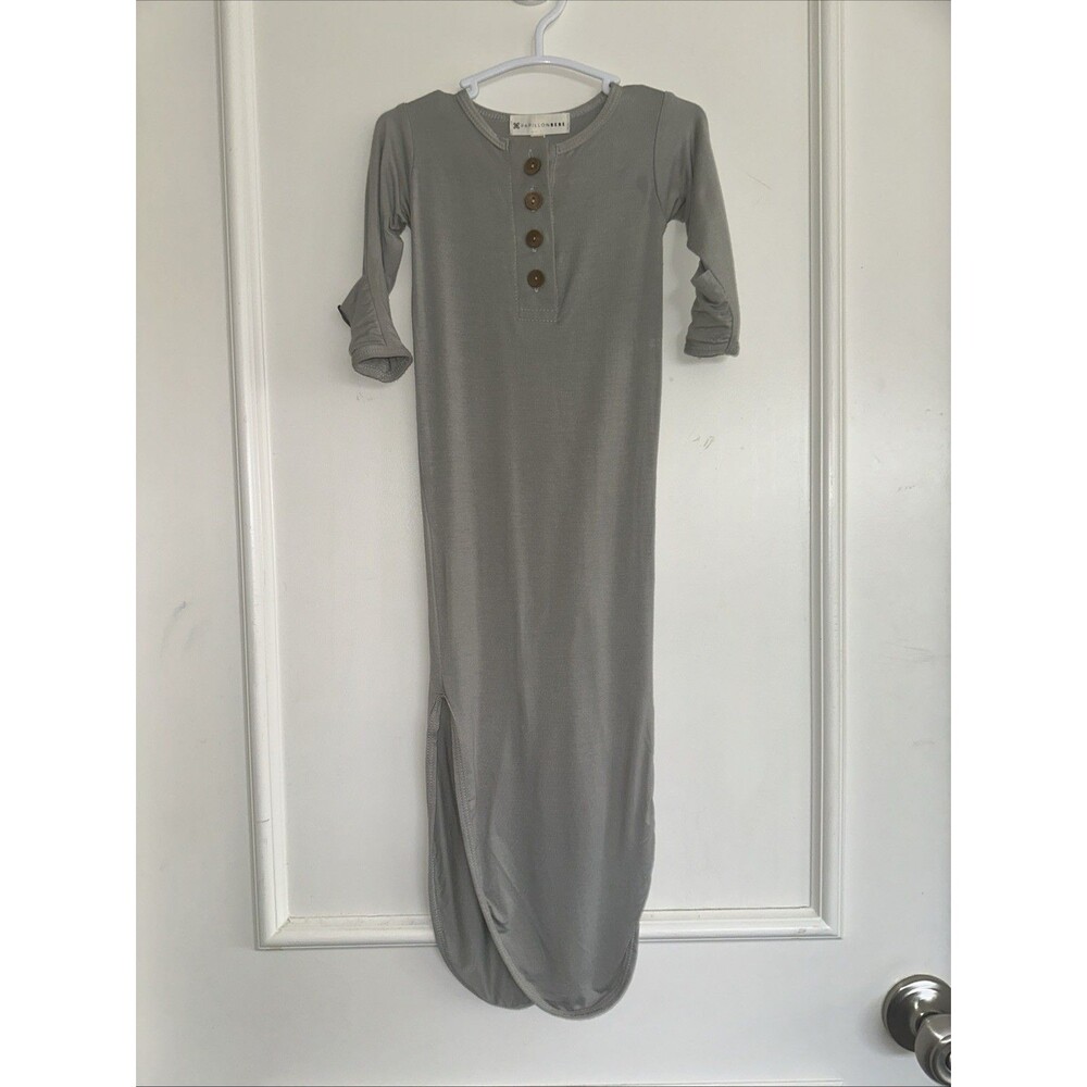 Papillon Bebe 3-9 Months Sleepsack Gown Knot Gray